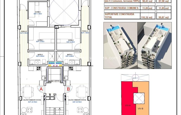 Nouvelle construction - Appartement - Torrevieja - Playa de El Cura