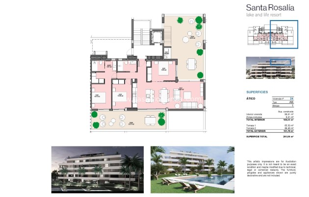 Nouvelle construction - Appartement - Torre Pacheco - Santa Rosalia Lake and Life Resort