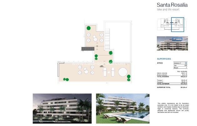 Nouvelle construction - Appartement - Torre Pacheco - Santa Rosalia Lake and Life Resort