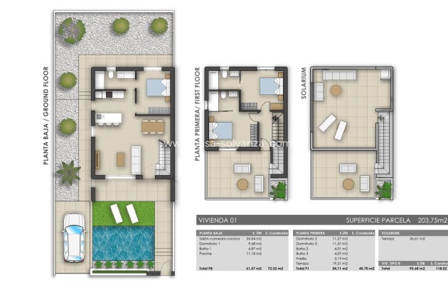 New Build - Villa - Pilar de la Horadada - Polideportivo