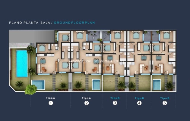 Nouvelle construction - Bungalow - San Pedro del Pinatar - Los Pinos