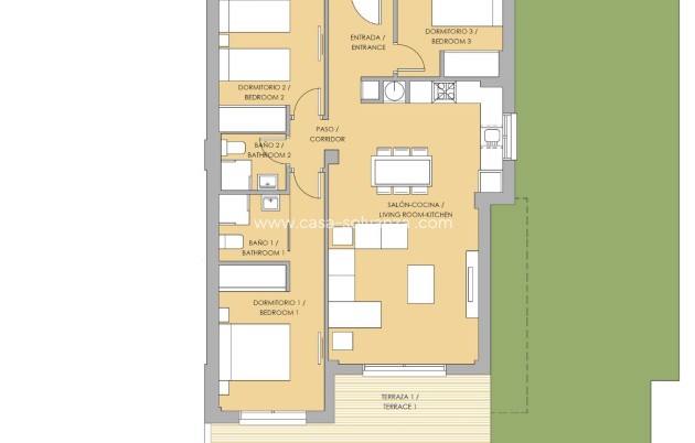 Nouvelle construction - Bungalow - Orihuela - Vistabella Golf