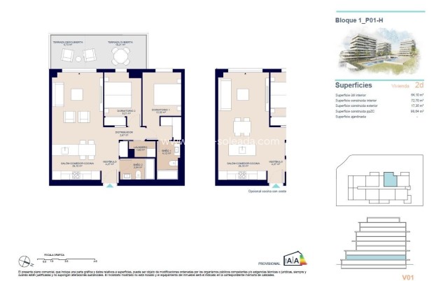 Nouvelle construction - Appartement - Villajoyosa - Playa del Torres