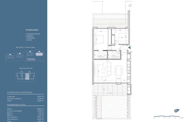 New Build - Ground floor apartment - La Nucía - Puerto Azul