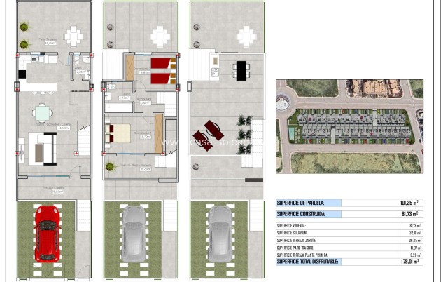 Nouvelle construction - Maison de ville - Cox - San Fernando
