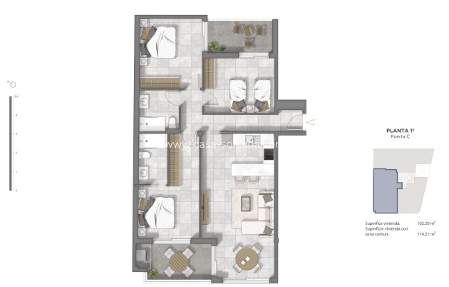 Neue Gebäude - Wohnung - Guardamar del Segura - Pueblo