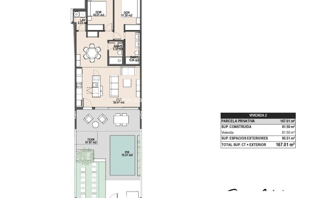 New Build - Bungalow - Pilar de la Horadada - parques de Andromeda