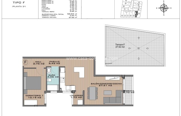 New Build - Apartment / flat - Algorfa - Pueblo