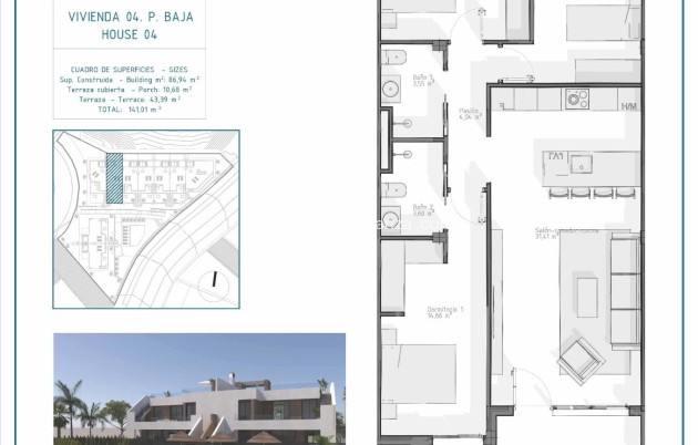 Nouvelle construction - Bungalow - Vera - Pueblo Salinas