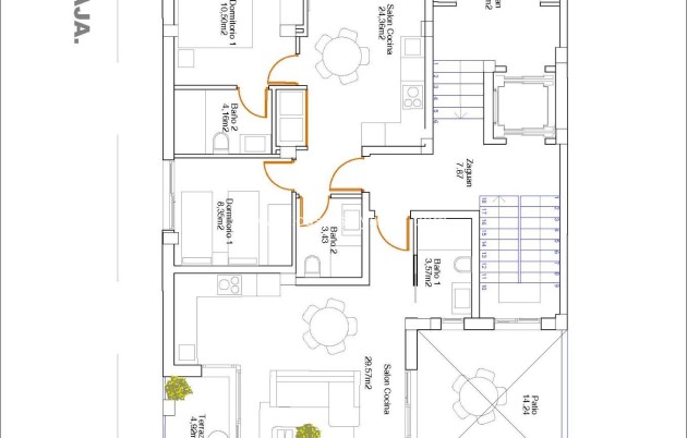 New Build - Apartment / flat - Guardamar del Segura - Pueblo