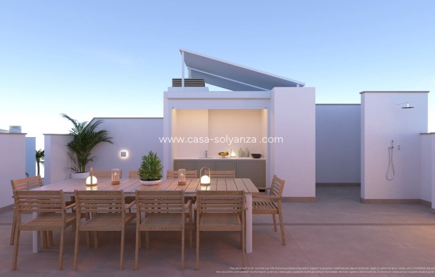 Nouvelle construction - Maison de ville - Torre de la Horadada - Torre de Horadada