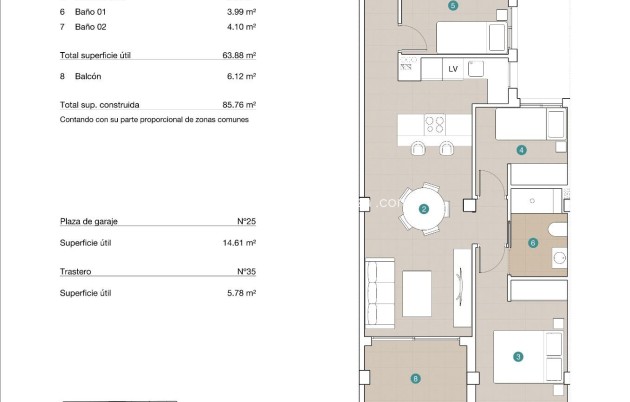 New Build - Apartment / flat - Jacarilla - pueblo