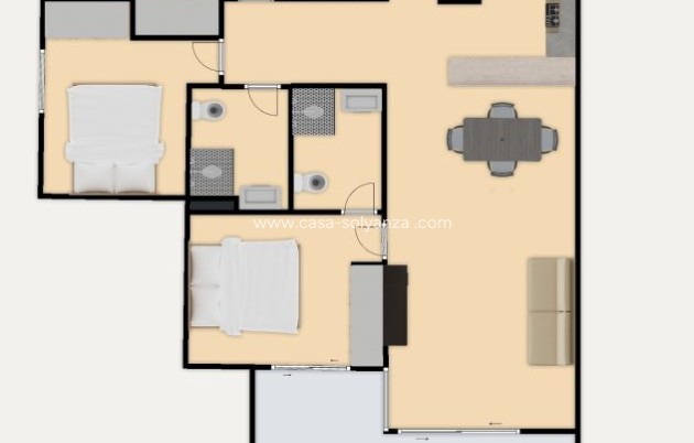 Wiederverkauf - Wohnung - Orihuela Costa - Costa Blanca