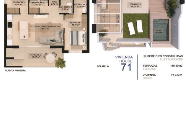 New Build - Bungalow - Pilar de la Horadada - La Torre De La Horadada