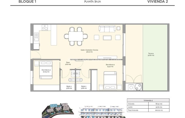 New Build - Apartment / flat - Finestrat - Puig Campana Golf