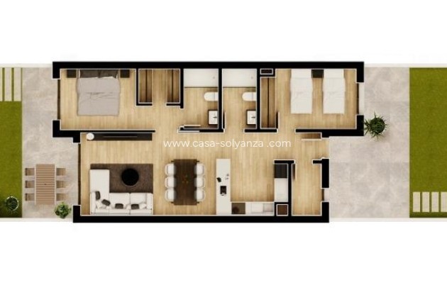 Nieuwbouw Woningen - Appartement / flat - Monforte del Cid - Alenda Golf