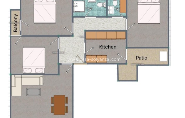 Resale - Apartment / flat - Torrevieja - Las Piscinas Naturales