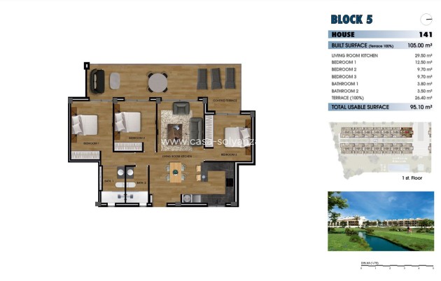 New Build - Apartment / flat - Los Alcázares - La Serena Golf