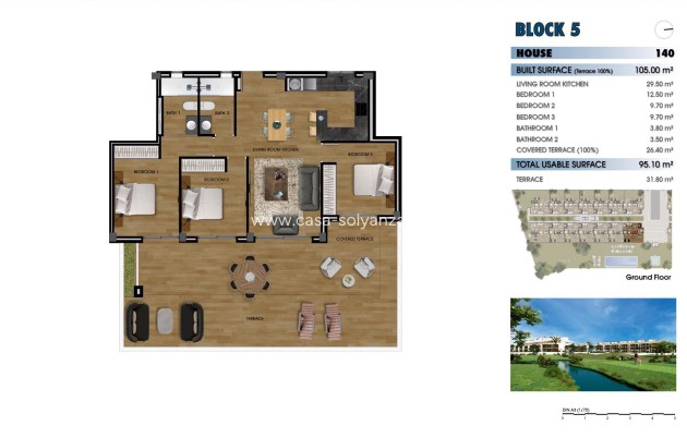 New Build - Apartment / flat - Los Alcázares - La Serena Golf