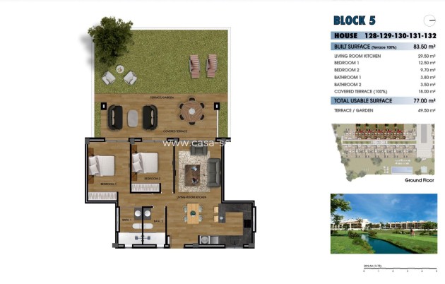 New Build - Apartment / flat - Los Alcázares - La Serena Golf