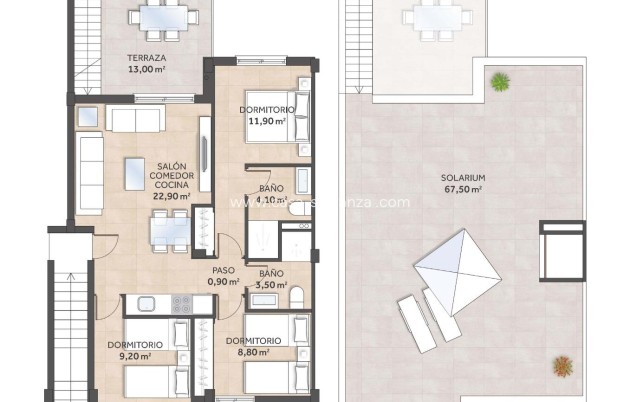 New Build - Bungalow - San Miguel de Salinas - La Cañada