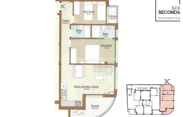 Revente - Appartement - Torrevieja - Playa del Cura