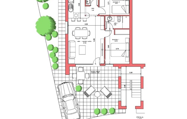 Obra nueva - Bungalow - Fuente Alamo - La Pinilla