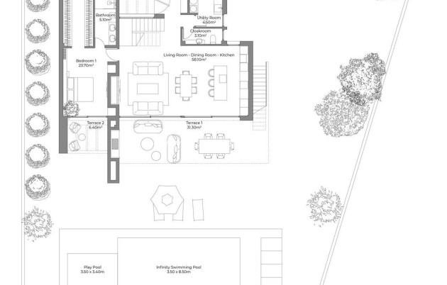 Nouvelle construction - Villa - Cuevas del Almanzora - Desert Springs Golf Club