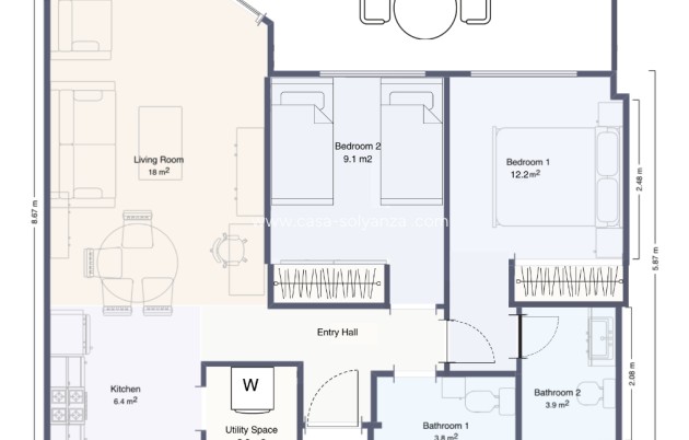 Revente - Appartement - Torrevieja - Costa Blanca