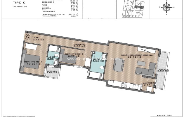 Obra nueva - Apartamento / piso - Algorfa - Pueblo