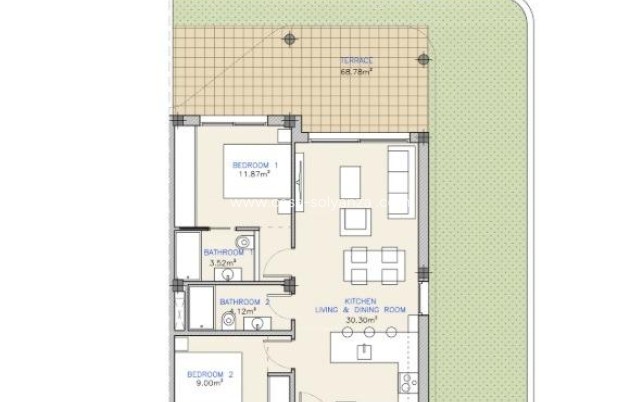 Neue Gebäude - Wohnung - Los Alcázares - Serena Golf