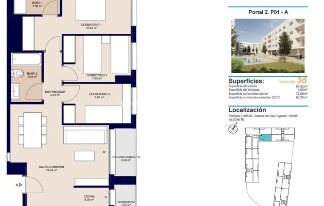 Neue Gebäude - Wohnung - Alicante - San Agustín