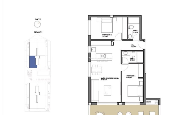 Nouvelle construction - Appartement - San Juan Alicante - Nou Nazareth