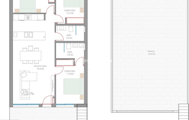 Nouvelle construction - Bungalow - Pilar de la Horadada - Parque del Mediterraneo