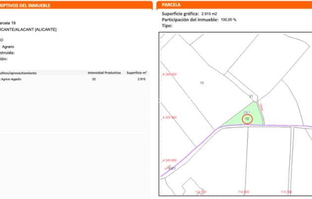 Wiederverkauf - Land - Alicante - Costa Blanca