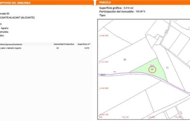 Wiederverkauf - Land - Alicante - Costa Blanca
