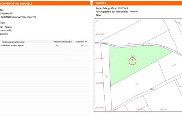 Wiederverkauf - Land - Alicante - Costa Blanca