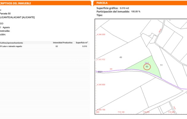 Wiederverkauf - Land - Alicante - Costa Blanca