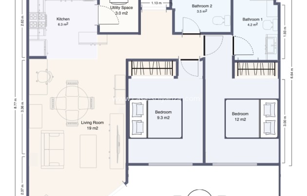 Herverkoop - Appartement / flat - Torrevieja - Costa Blanca