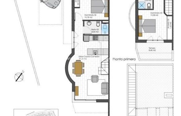 Nouvelle construction - Maison de ville - Pilar de la Horadada