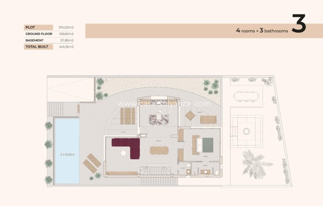 Nouvelle construction - Villa - Algorfa - La Finca Golf Resort