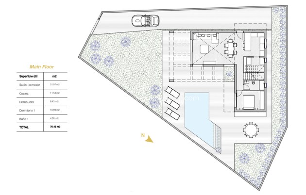 Revente - Villa - Ciudad Quesada - center