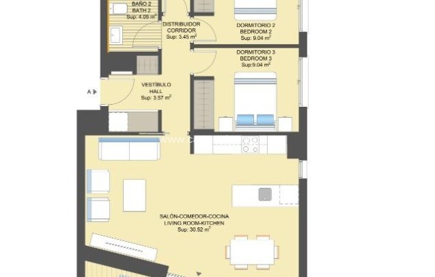 Nouvelle construction - Appartement - Orihuela Costa - Campoamor
