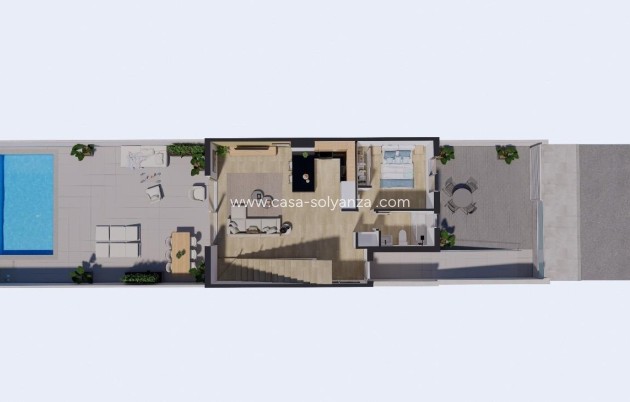 Nouvelle construction - Maison de ville - Los Alcázares - Serena Golf