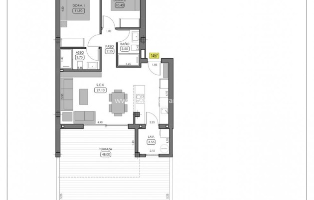 Nouvelle construction - Bungalow - Algorfa - La Finca Golf Resort
