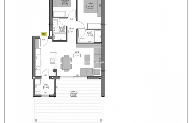 Nouvelle construction - Bungalow - Algorfa - La Finca Golf Resort