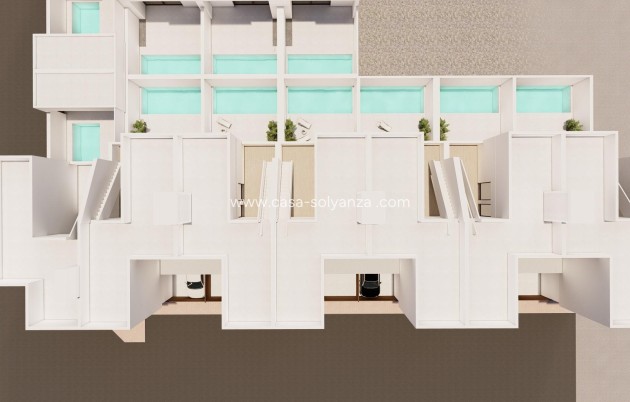 Nieuwbouw Woningen - Herenhuis - San javier - pueblo