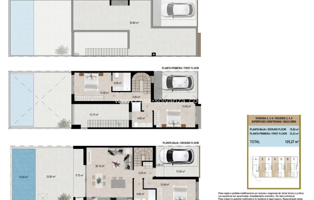 Nieuwbouw Woningen - Herenhuis - San javier - pueblo