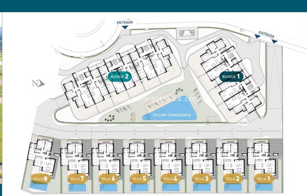 New Build - Apartment / flat - Los Alcázares - Serena Golf