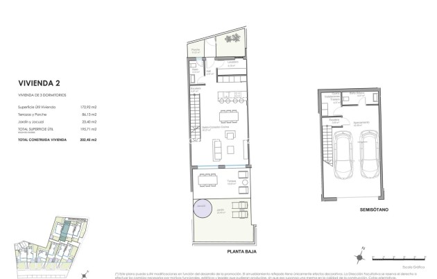 Nouvelle construction - Maison de ville - Mojacar - Playa de la Mena